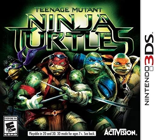 Portada oficial de Ninja Turtles  3DS