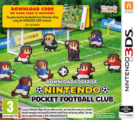 Portada oficial de Nintendo Pocket Football Club  3DS