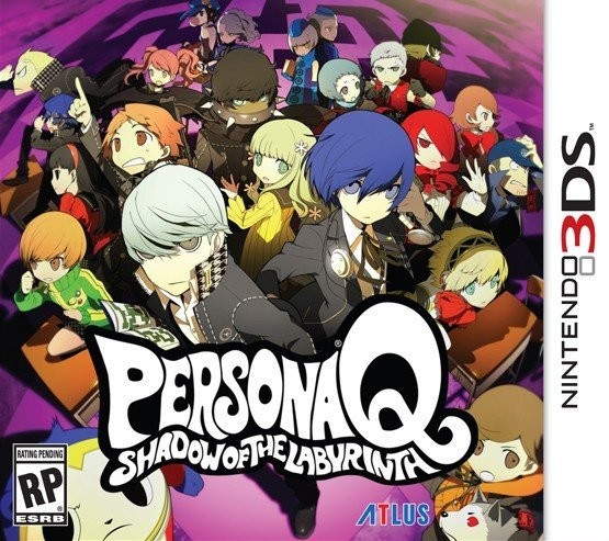 Portada oficial de Persona Q: Shadow of the Labyrinth  3DS