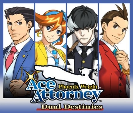 Portada oficial de Phoenix Wright: Ace Attorney - Dual Destinies  3DS