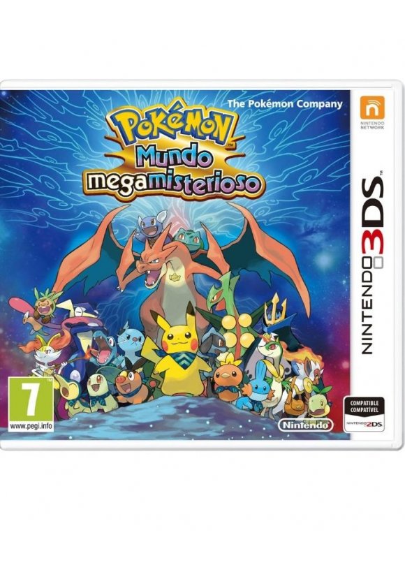 Portada oficial de Pokémon Mundo Megamisterioso 3DS