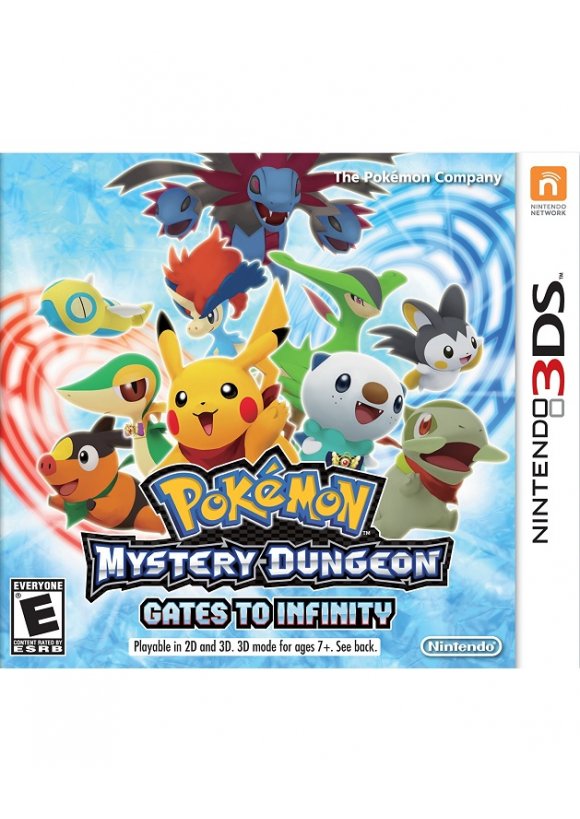 Portada oficial de Pokémon Mundo Misterioso Portales al Infinito 3DS