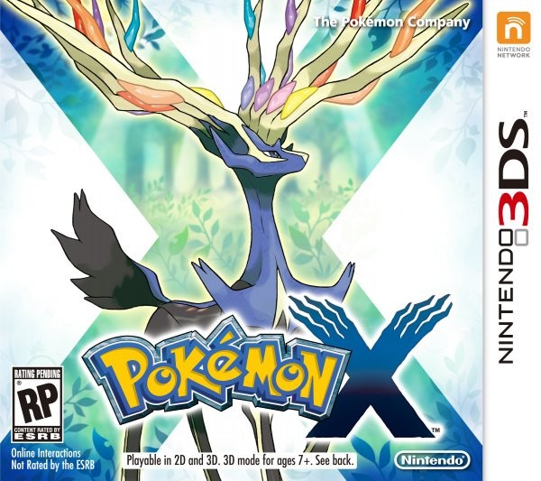 Portada oficial de Pokémon X & Y  3DS