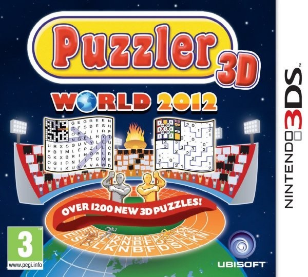 Portada oficial de Puzzler World 2012 3D  3DS