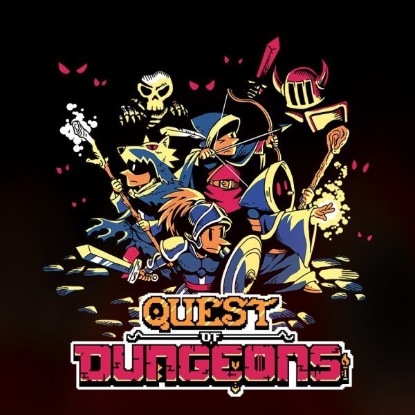Portada oficial de Quest of Dungeons  3DS