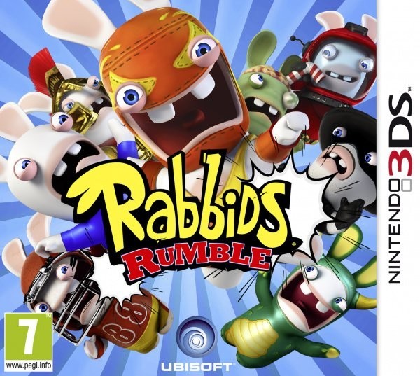 Portada oficial de Rabbids Rumble  3DS