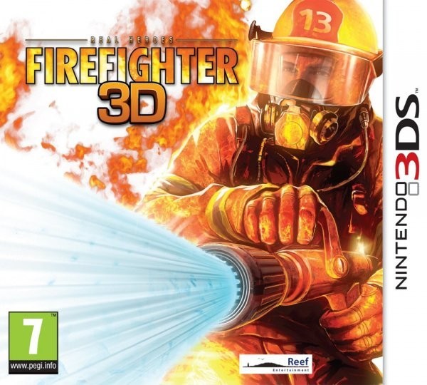 Portada oficial de Real Heroes Firefighter 3D  3DS