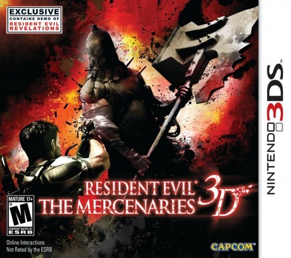 Portada oficial de Resident Evil: The Mercenaries 3D  3DS