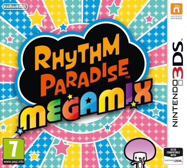 Portada oficial de Rhythm Heaven Megamix  3DS
