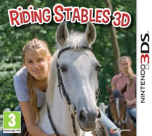 Portada oficial de Riding Stables 3D  3DS