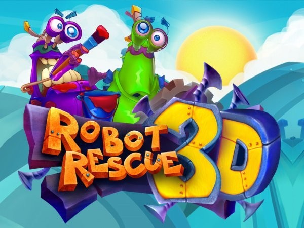 Portada oficial de Robot Rescue 3D  3DS