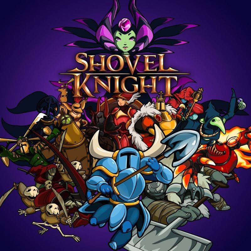 Portada oficial de Shovel Knight  3DS