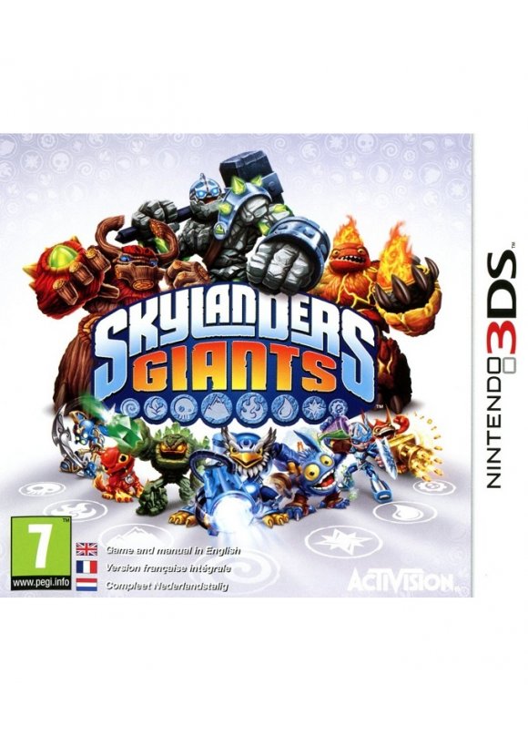Portada oficial de Skylanders Giants  3DS