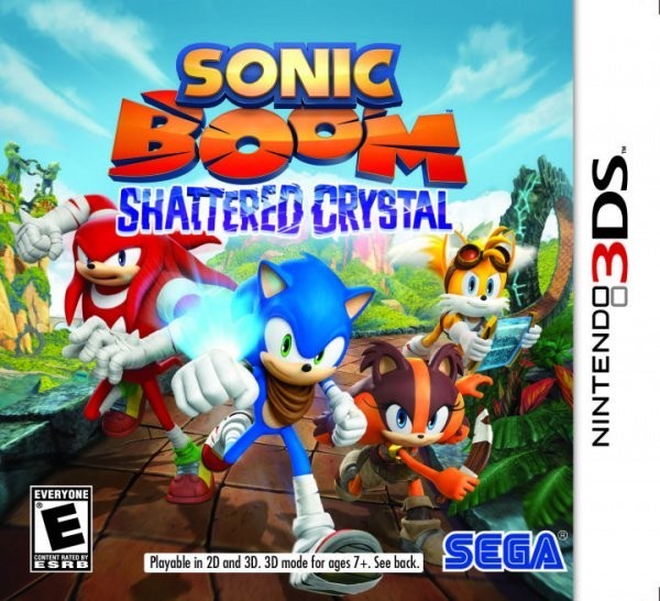 Portada oficial de Sonic Boom: Shattered Crystal  3DS