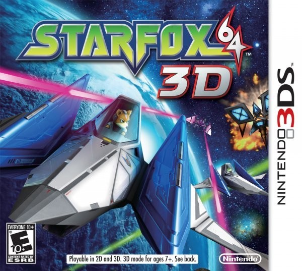 Portada oficial de Star Fox 64 3D  3DS