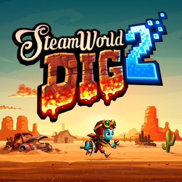 Portada oficial de SteamWorld Dig 2  3DS