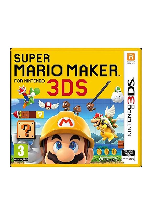 Portada oficial de Super Mario Maker 3DS