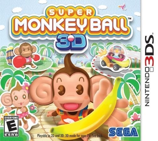 Portada oficial de Super Monkey Ball 3D  3DS