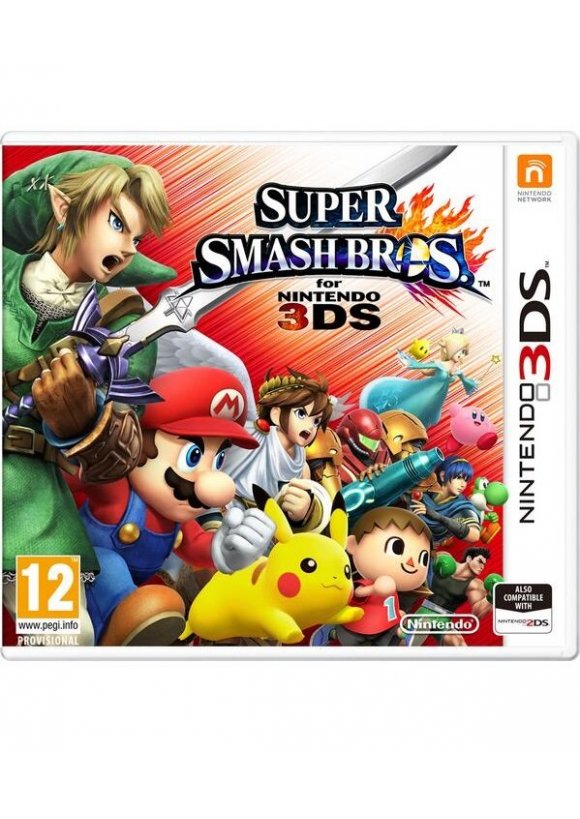 Portada oficial de Super Smash Bros. for 3DS