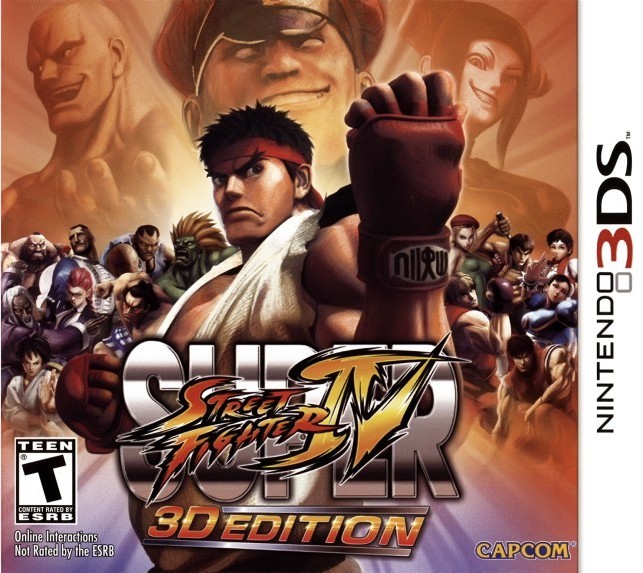 Portada oficial de Super Street Fighter IV 3D Edition  3DS