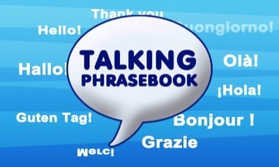 Portada oficial de Talking Phrasebook  3DS