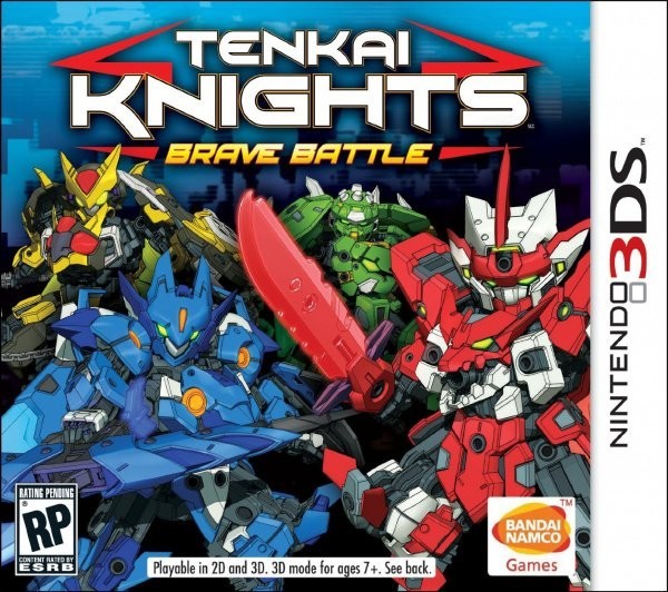 Portada oficial de Tenkai Knights: Brave Battle  3DS