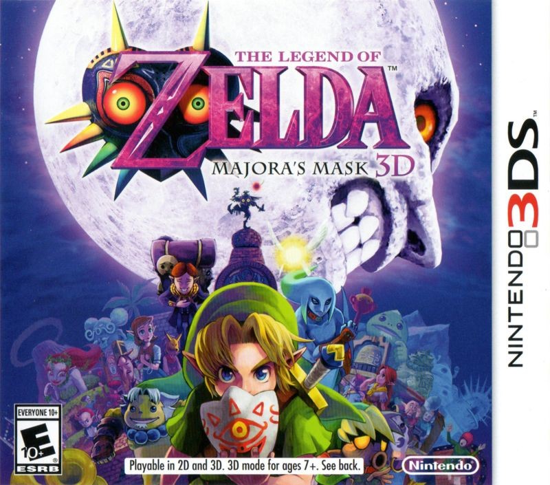 Hueco regular Interesante Carátula de The Legend of Zelda: Majora's Mask 3D para 3DS