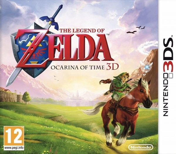 Portada oficial de The Legend of Zelda: Ocarina of Time 3D  3DS