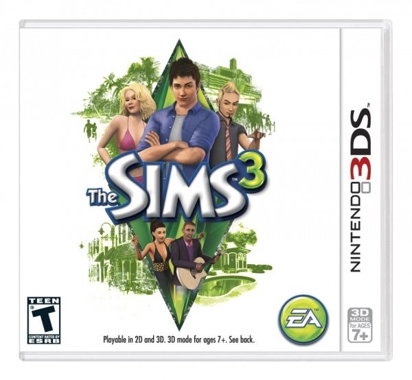 Portada oficial de The Sims 3  3DS