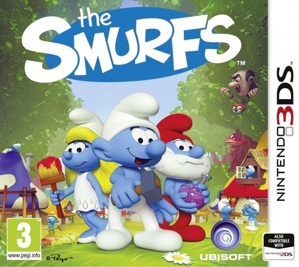 Portada oficial de The Smurfs  3DS