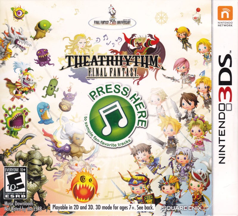 Portada oficial de Theatrhythm: Final Fantasy  3DS