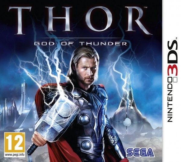 Portada oficial de Thor: God of Thunder  3DS