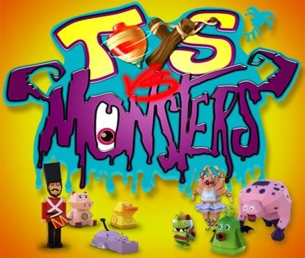 Portada oficial de Toys vs. Monsters  3DS