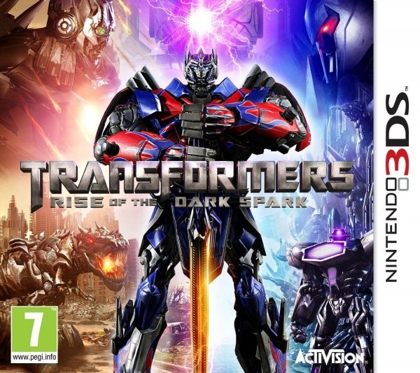 Portada oficial de Transformers: Rise of the Dark Spark  3DS