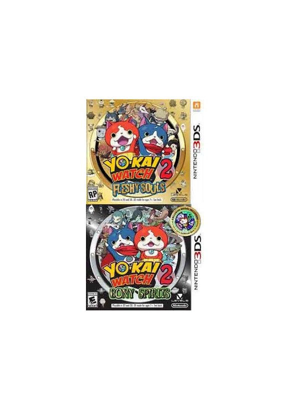 Portada oficial de Yo-kai Watch 2 3DS