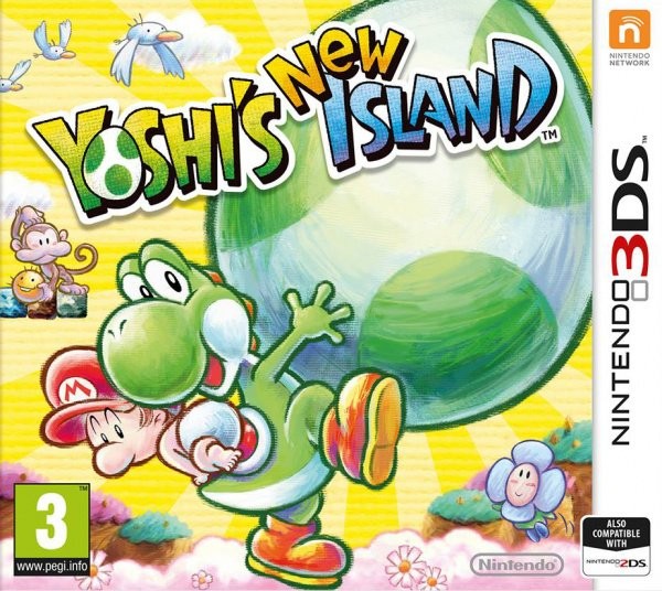 Portada oficial de Yoshi's New Island  3DS