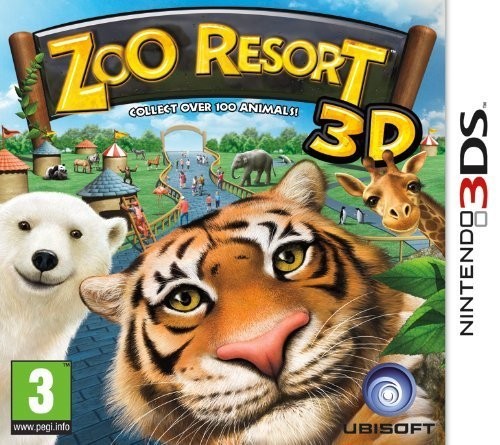 Portada oficial de Zoo Resort 3D  3DS