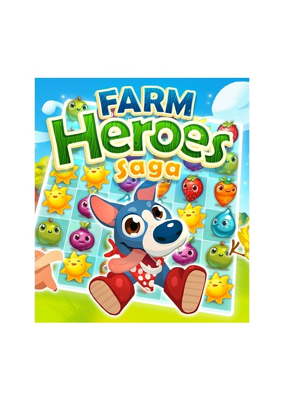 Portada oficial de Farm Heroes Saga ANDROID