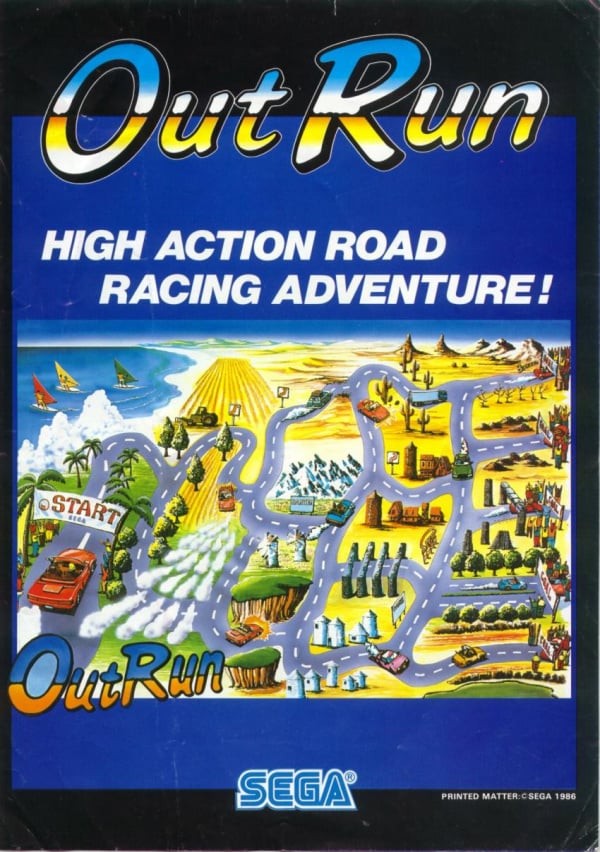 Portada oficial de OutRun  ARCADE