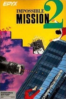 Portada oficial de Impossible Mission II  C64