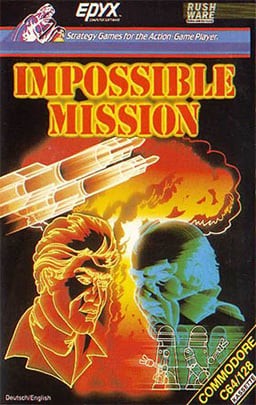 Portada oficial de Impossible Mission  C64