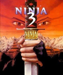 Portada oficial de Last Ninja 3  C64