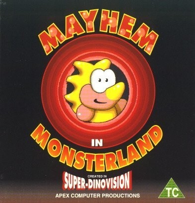 Portada oficial de Mayhem in Monsterland  C64