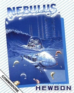 Portada oficial de Nebulus  C64