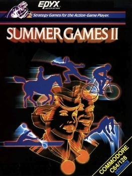 Portada oficial de Summer Games II  C64
