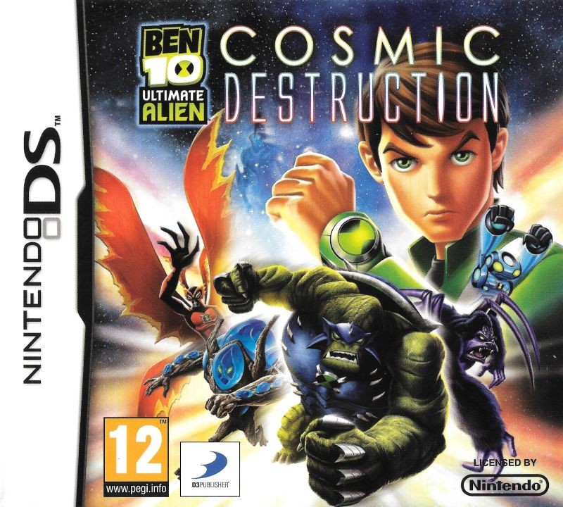 Portada oficial de Ben 10 Ultimate Alien: Cosmic Destruction  DS