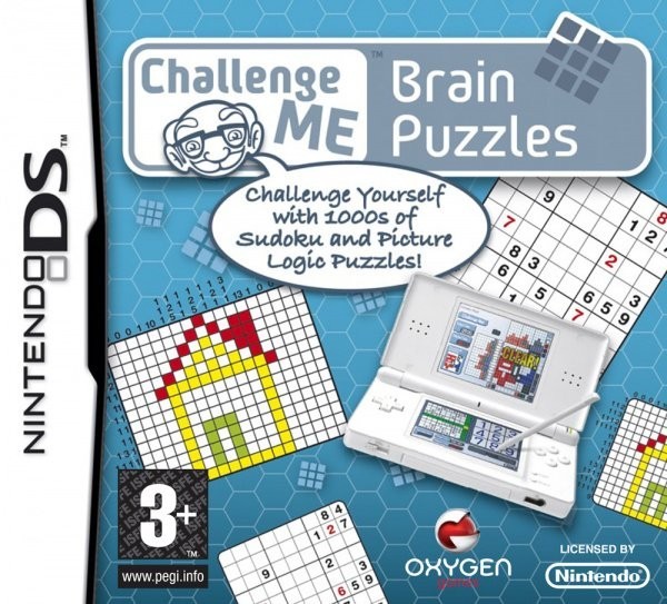 Portada oficial de Challenge Me: Brain Puzzles  DS