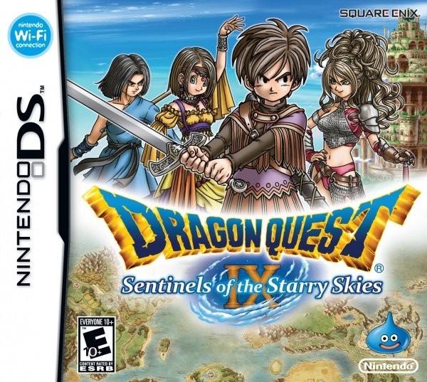 Portada oficial de Dragon Quest IX: Sentinels of the Starry Skies  DS