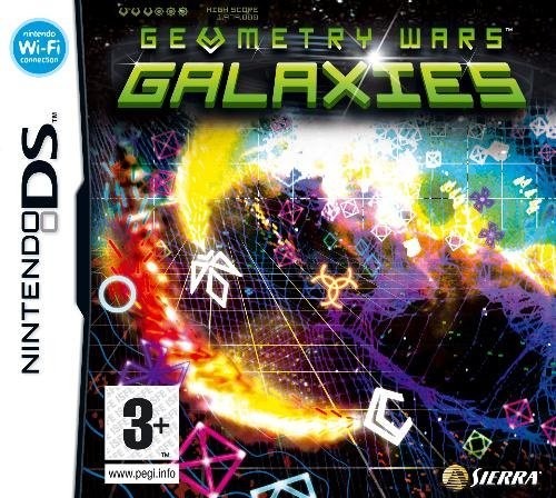 Portada oficial de Geometry Wars Galaxies  DS