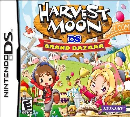 Portada oficial de Harvest Moon DS: Grand Bazaar  DS